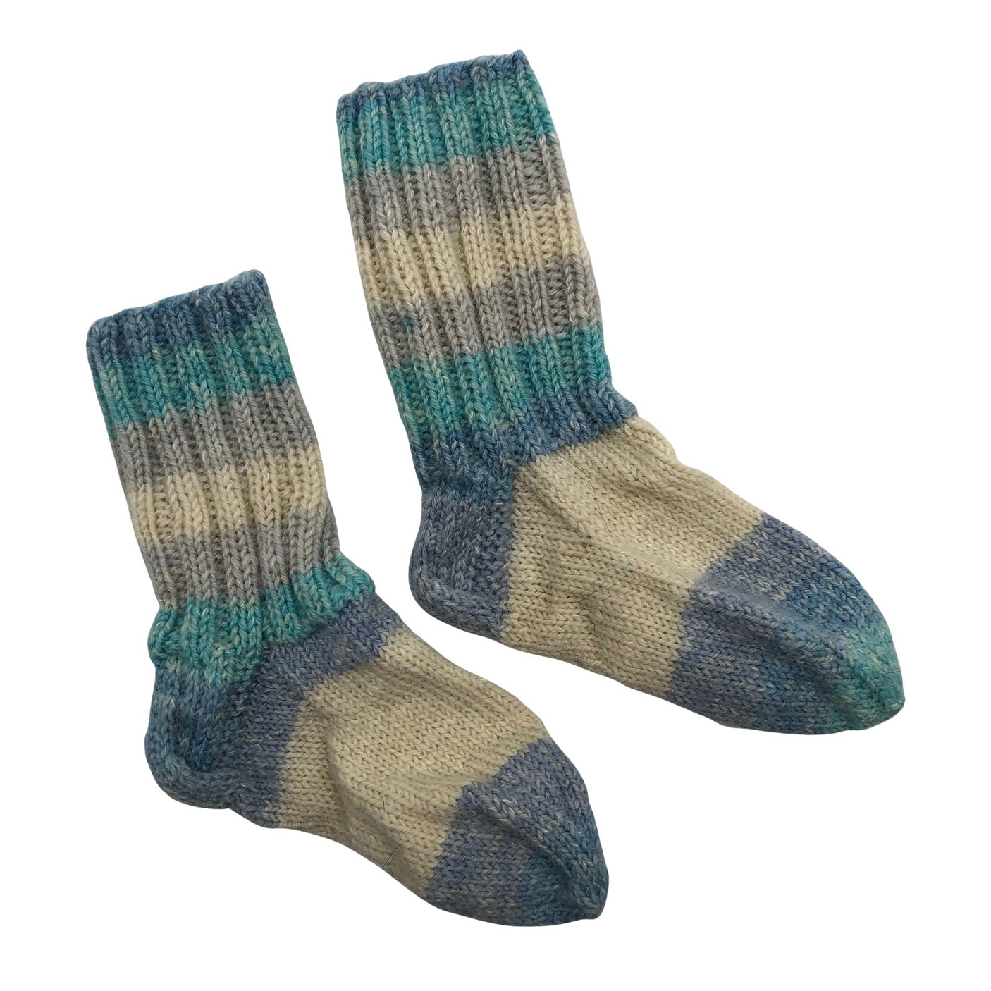 Unisex Handmade - Villasukat, koko 28 - Sininen (1)