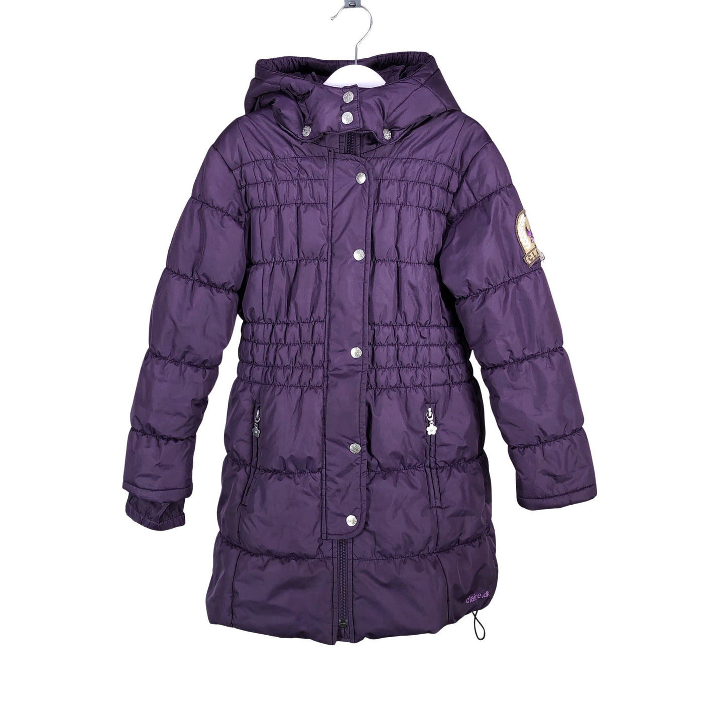 Tyttöjen Claire.dk - Toppatakki, koko 122 - 128 - Violetti (1)