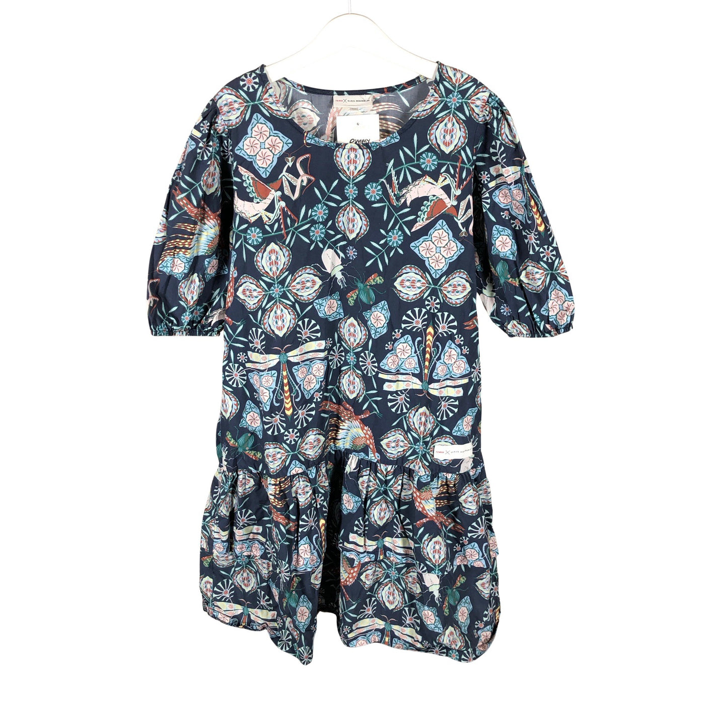 Tyttöjen Reima - Kangasmekko, koko 140 - 146 - Sininen (1)