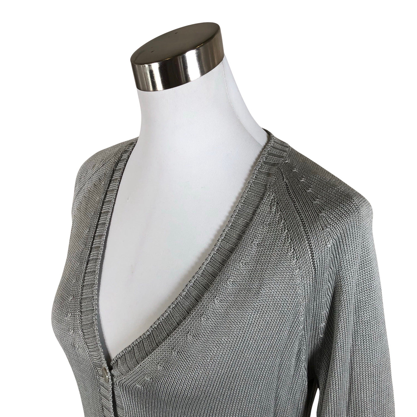 Naisten MaxMara - Neuletakki, koko 36 - Harmaa (3)
