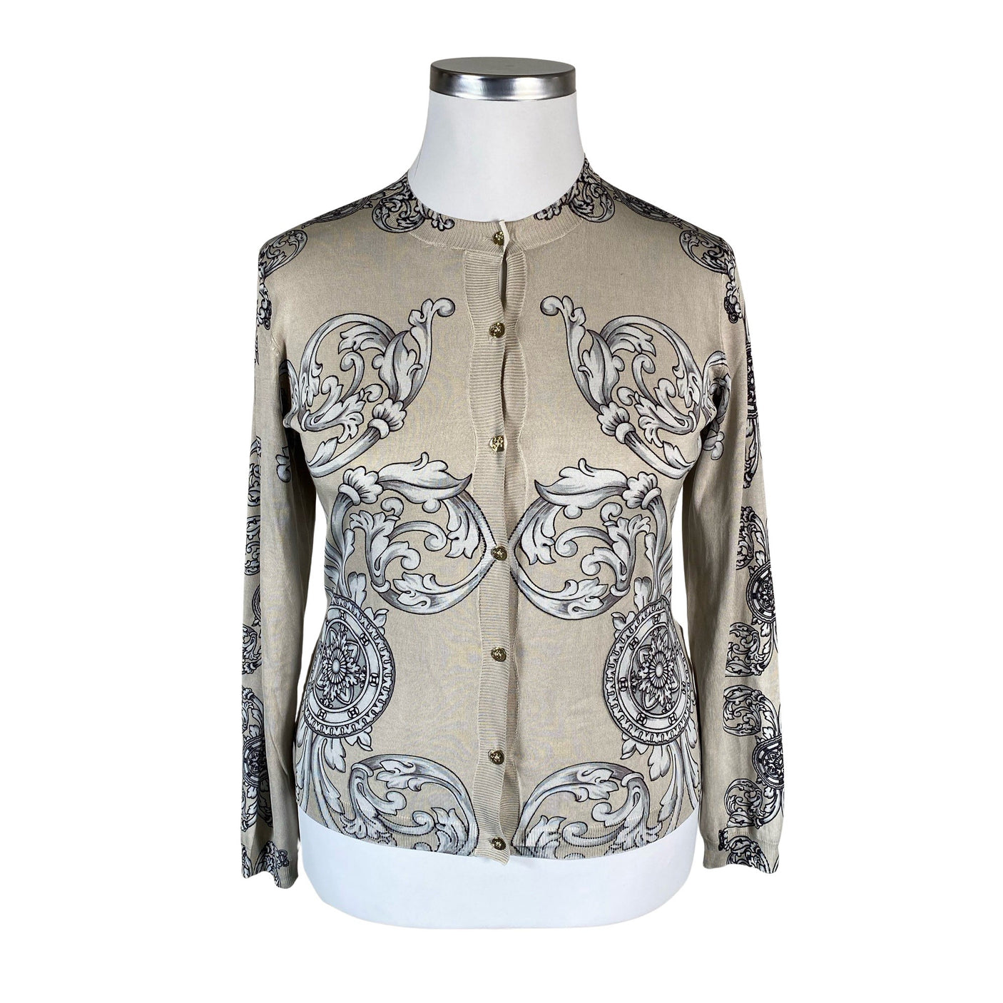 Naisten Versace Collection - Neuletakki, koko 42 - Beige (1)