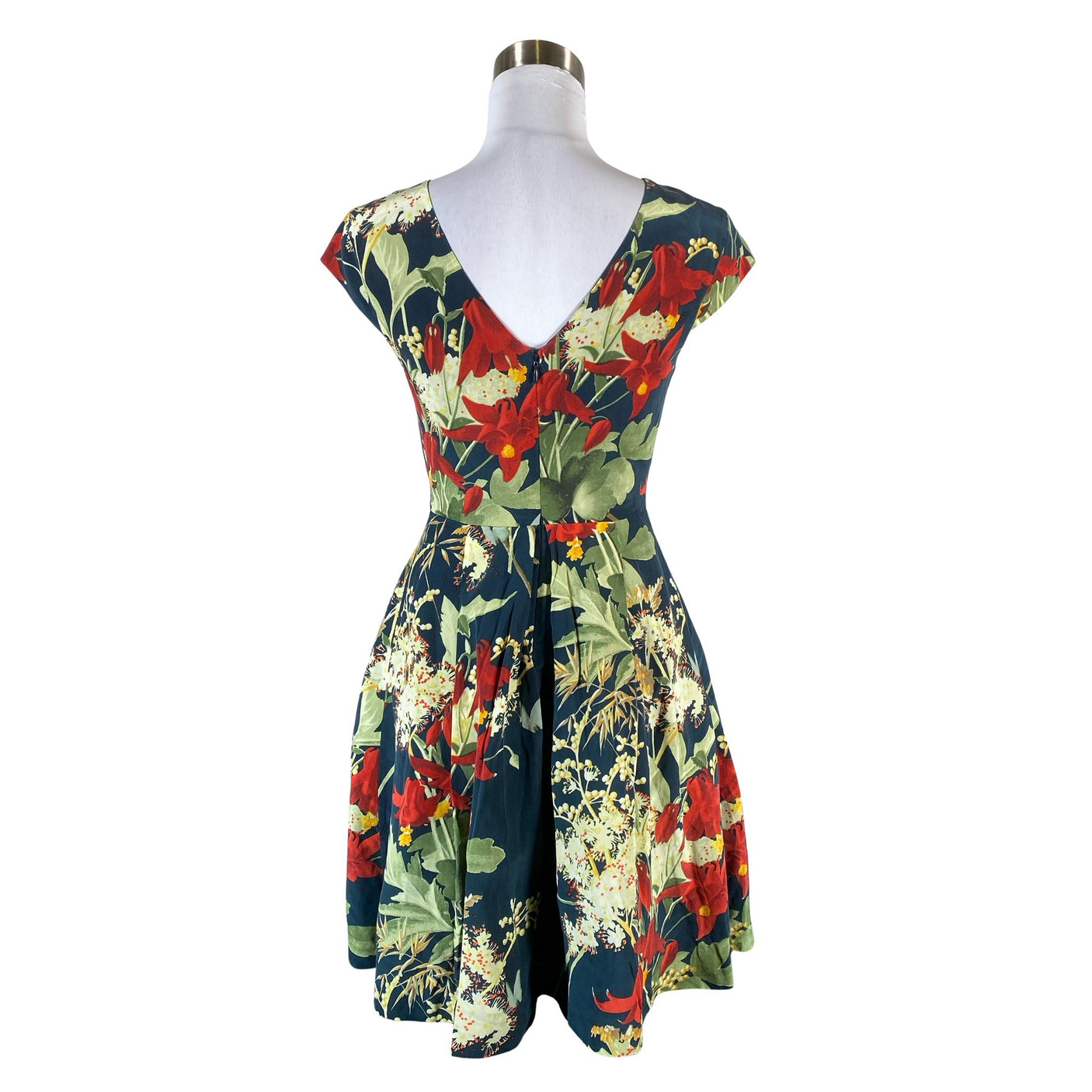 Naisten Ted Baker - Sifonkimekko, koko 34 - Vihreä (2)