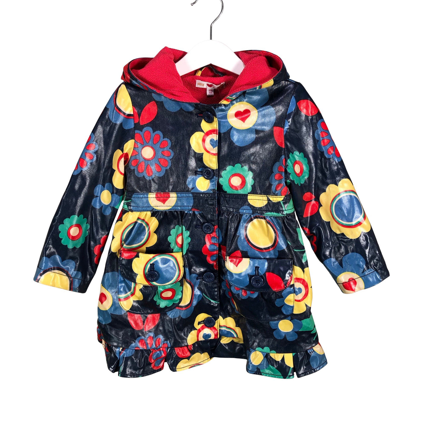 Tyttöjen Marks&Spencer - Välikausitakki, koko 92 - 98 - Sininen (1)