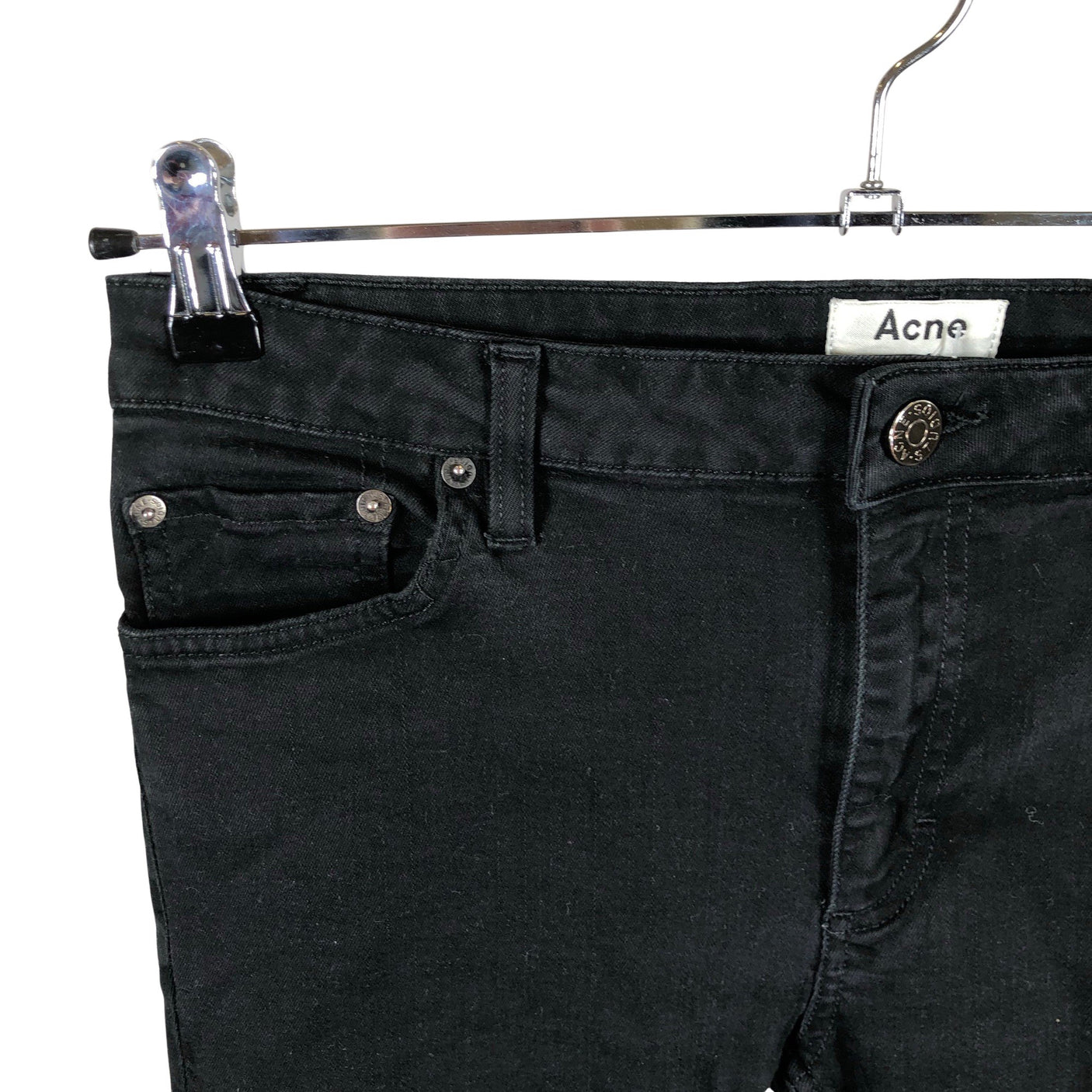 Naisten Acne Studios - Farkut, koko W30 - Musta (3)