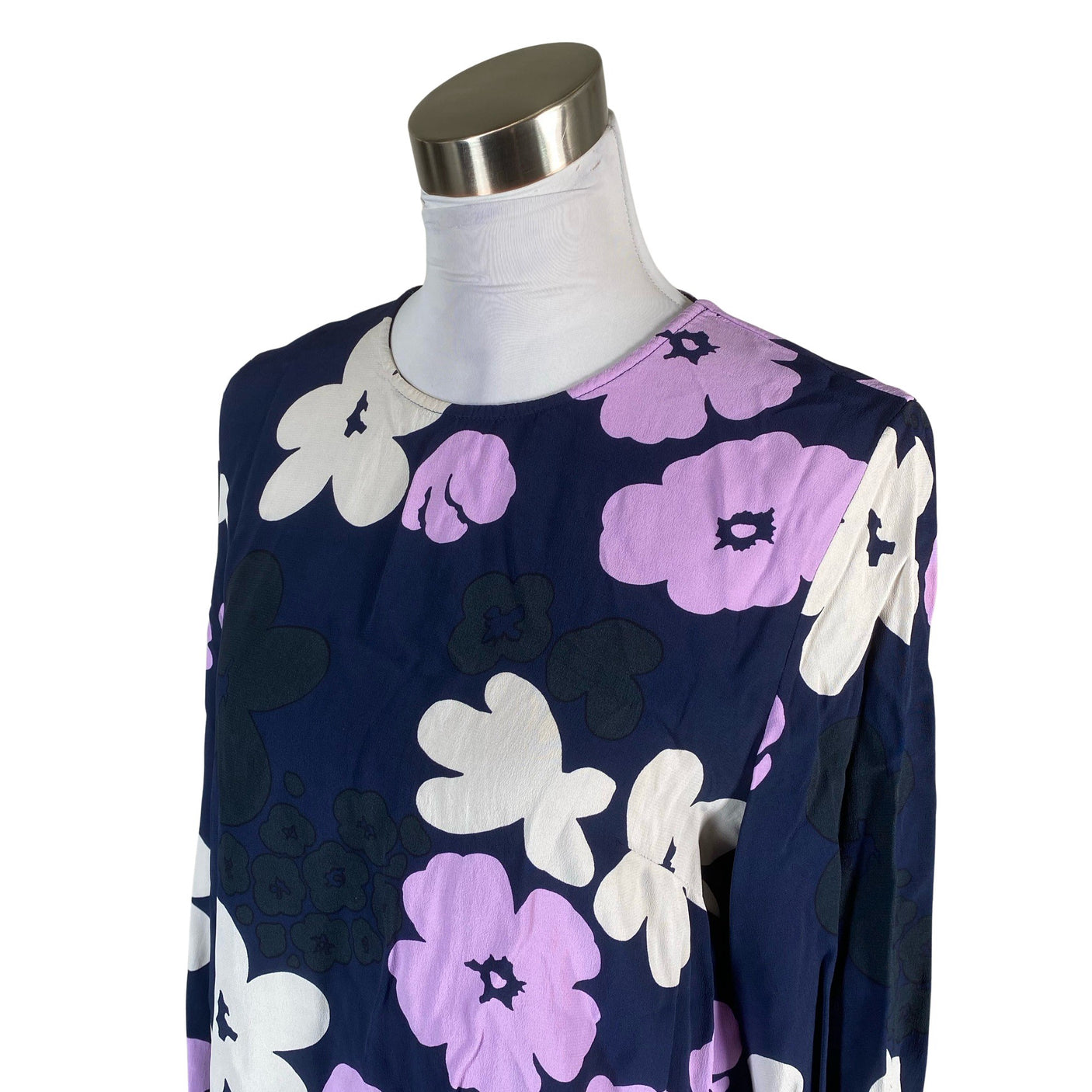 Naisten Marimekko - Sifonkimekko, koko 40 - Sininen (2)