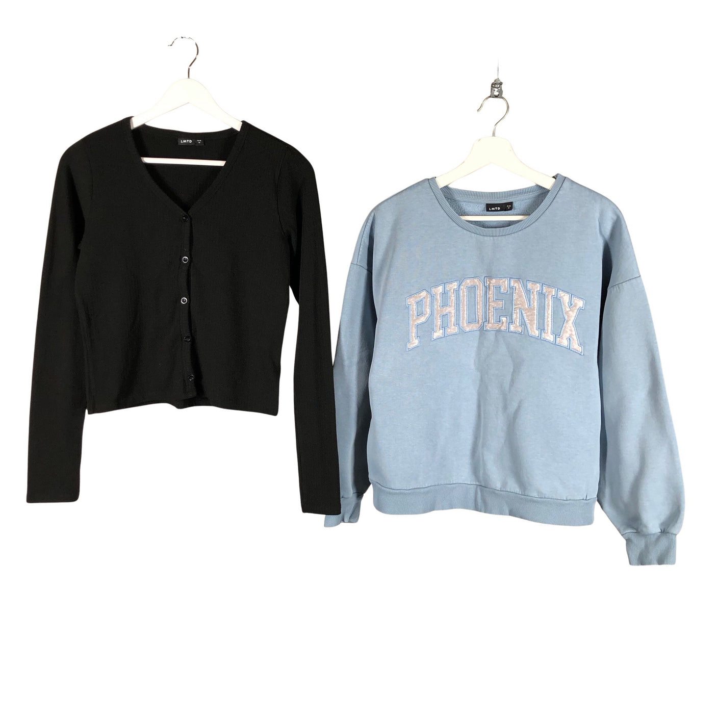Tyttöjen LMTD - Collegepaita, koko 164 - 170 - Vaaleansininen (1)