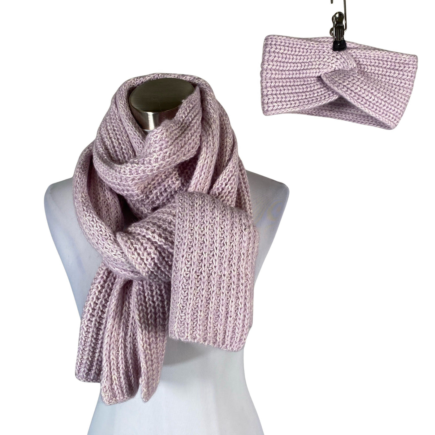 Naisten Handmade - Kaulaliina, koko Maxi - Violetti (1)