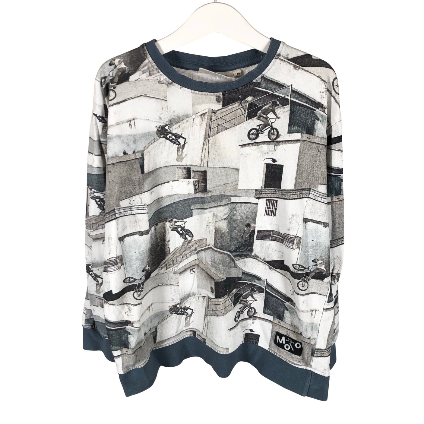 Unisex Molo Kids - Collegepaita, koko 134 - 140 - Harmaa (1)