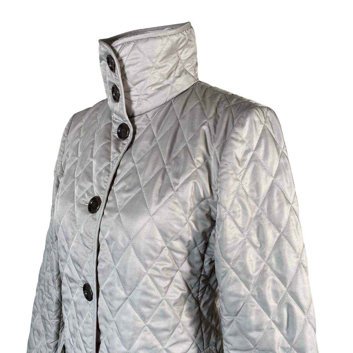 Naisten Burberry Brit - Tikkitakki, koko 36 - Harmaa (2)