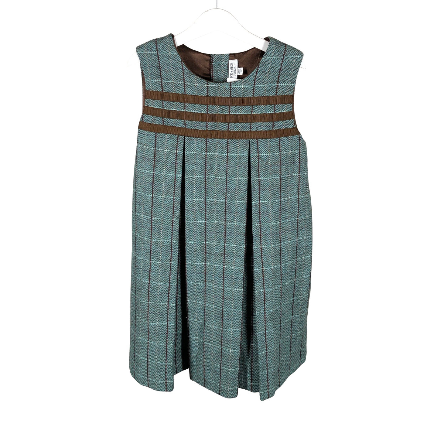 Tyttöjen Neck & Neck - Juhlamekko, koko 134 - 140 - Turkoosi (1)