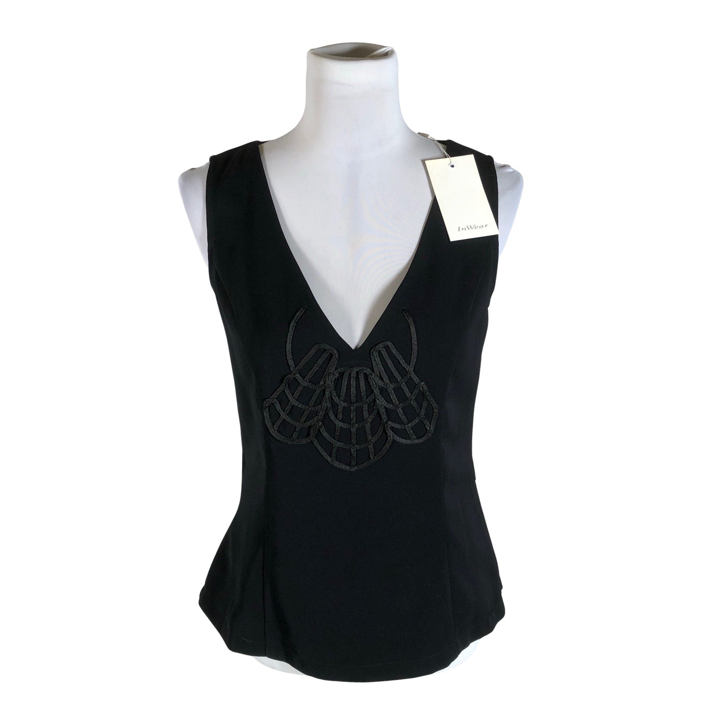 Naisten InWear - Toppi, koko 38 - Musta (1)