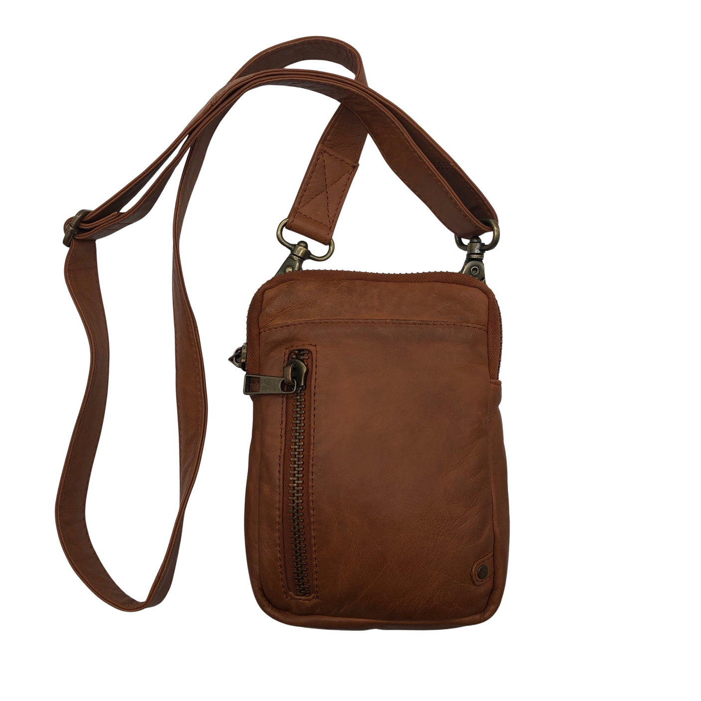 Unisex Depeche - Olkalaukku, koko Mini - Ruskea (1)