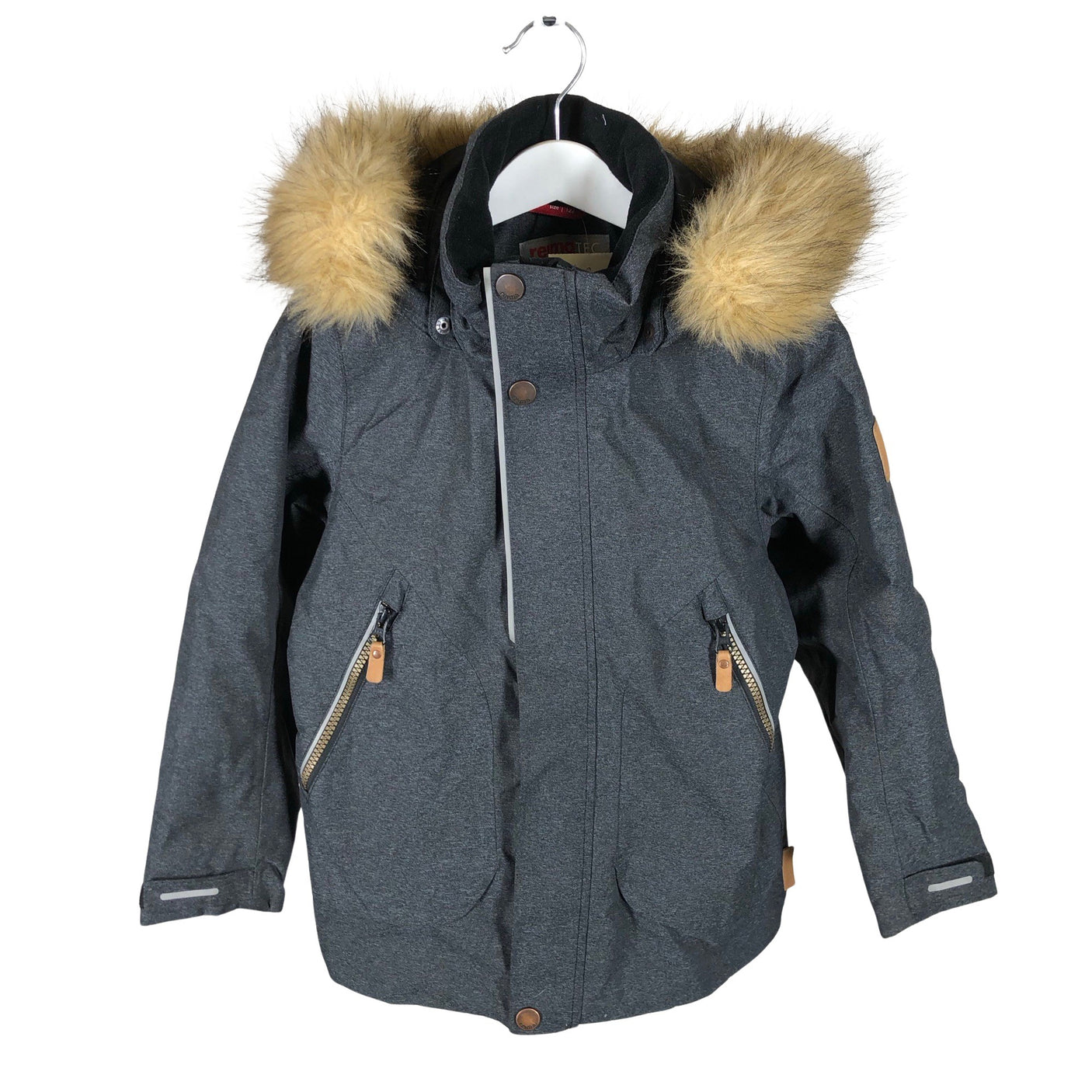 Unisex Reimatec - Toppatakki, koko 116 - 122 - Harmaa (1)