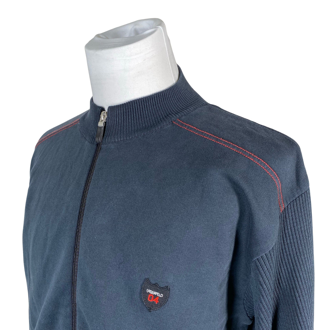 Miesten Karl Lagerfeld - Neuletakki, koko XL - Sininen (3)