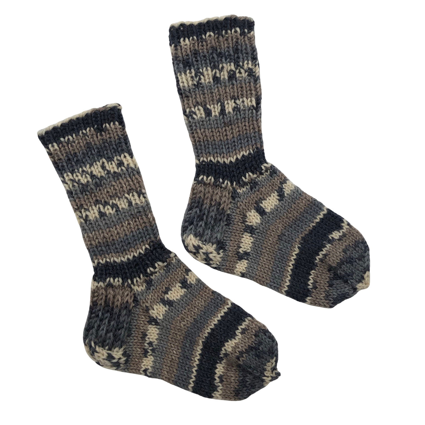 Unisex Handmade - Villasukat, koko 28 - Harmaa (1)