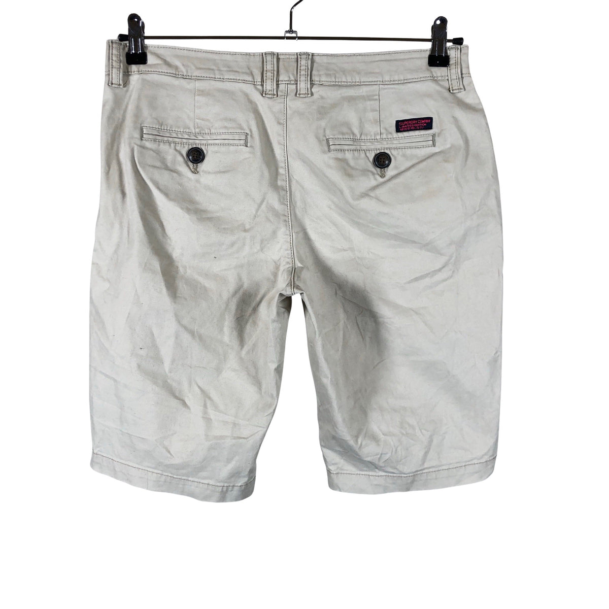 Naisten Superdry - Shortsit, koko 38 - Beige (2)
