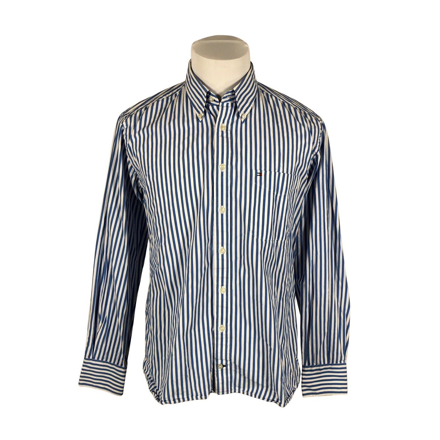 Miesten Tommy Hilfiger - Kauluspaita, koko L - Sininen (1)