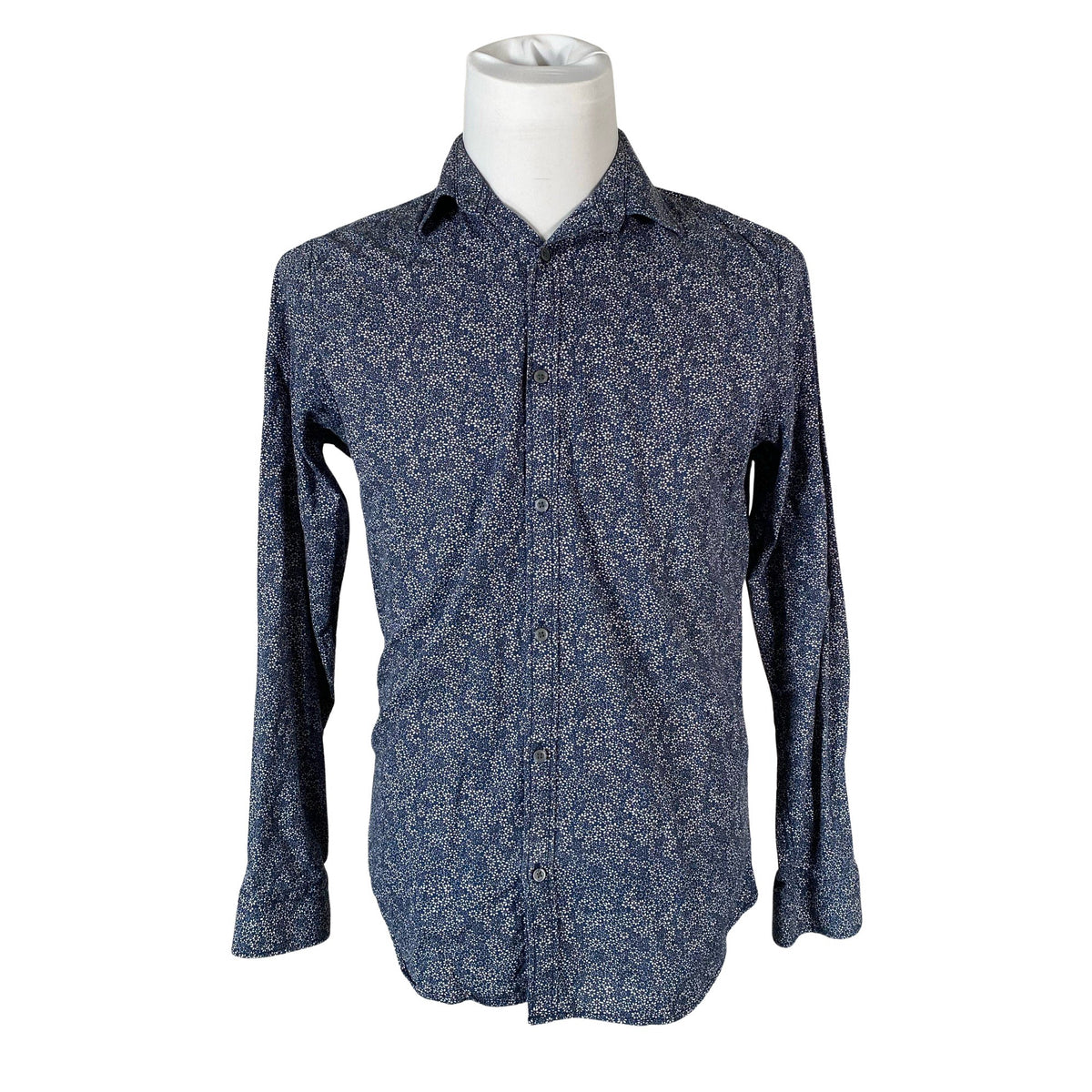 Miesten Jack & Jones - Kauluspaita, koko M - Sininen (1)