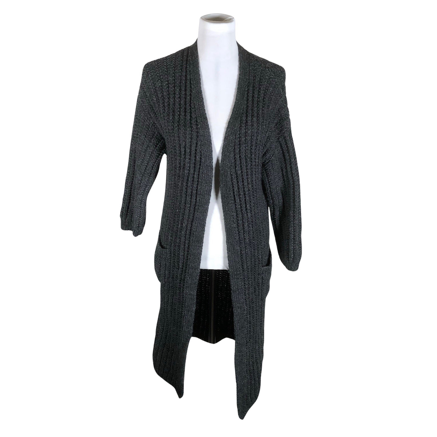 Naisten Handmade - Neuletakki, koko 40 - Harmaa (1)