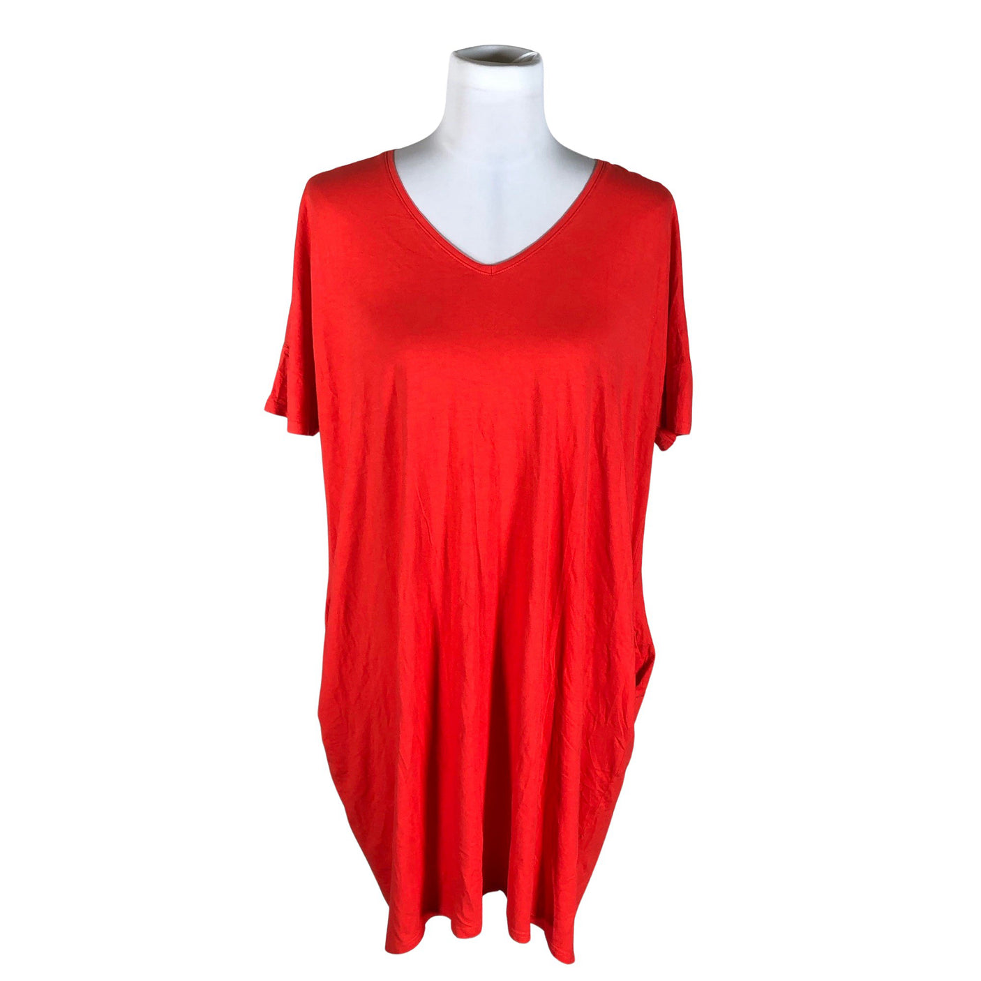 Naisten Neulomo - Trikoomekko, koko 40 - Punainen (1)