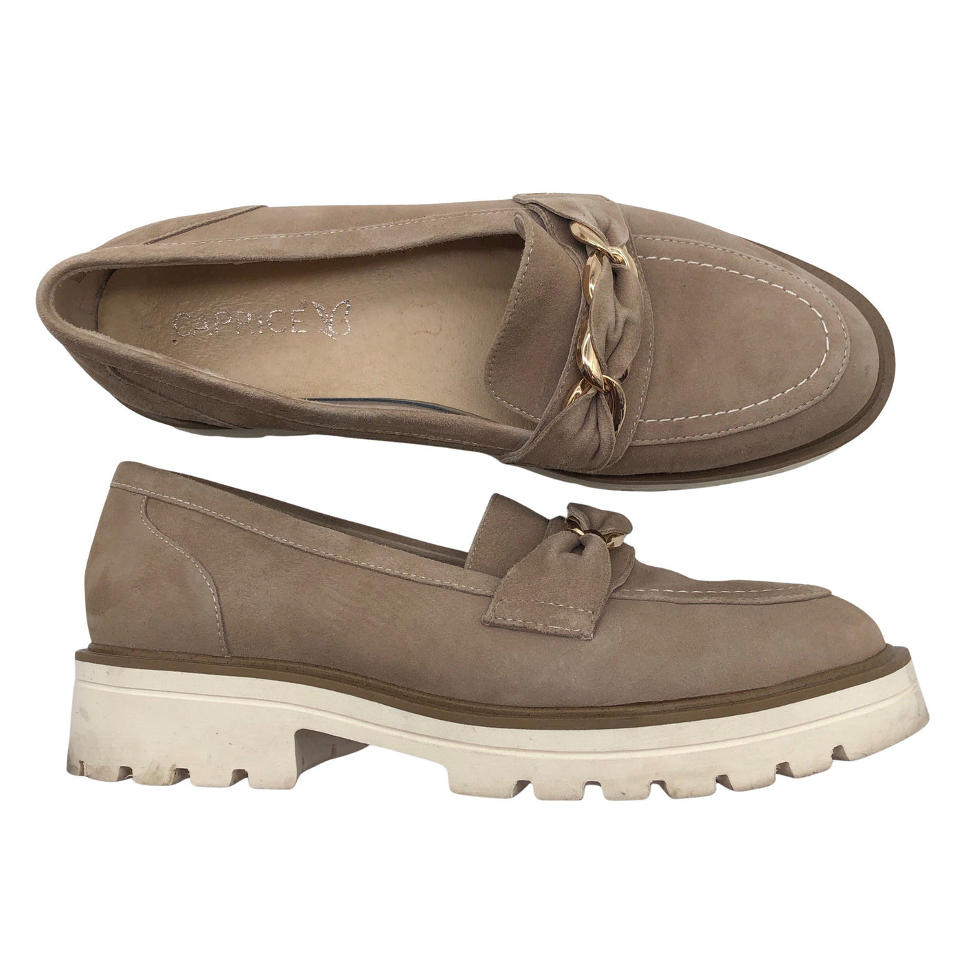 Naisten Caprice - Loaferit, koko 39 - Beige (1)