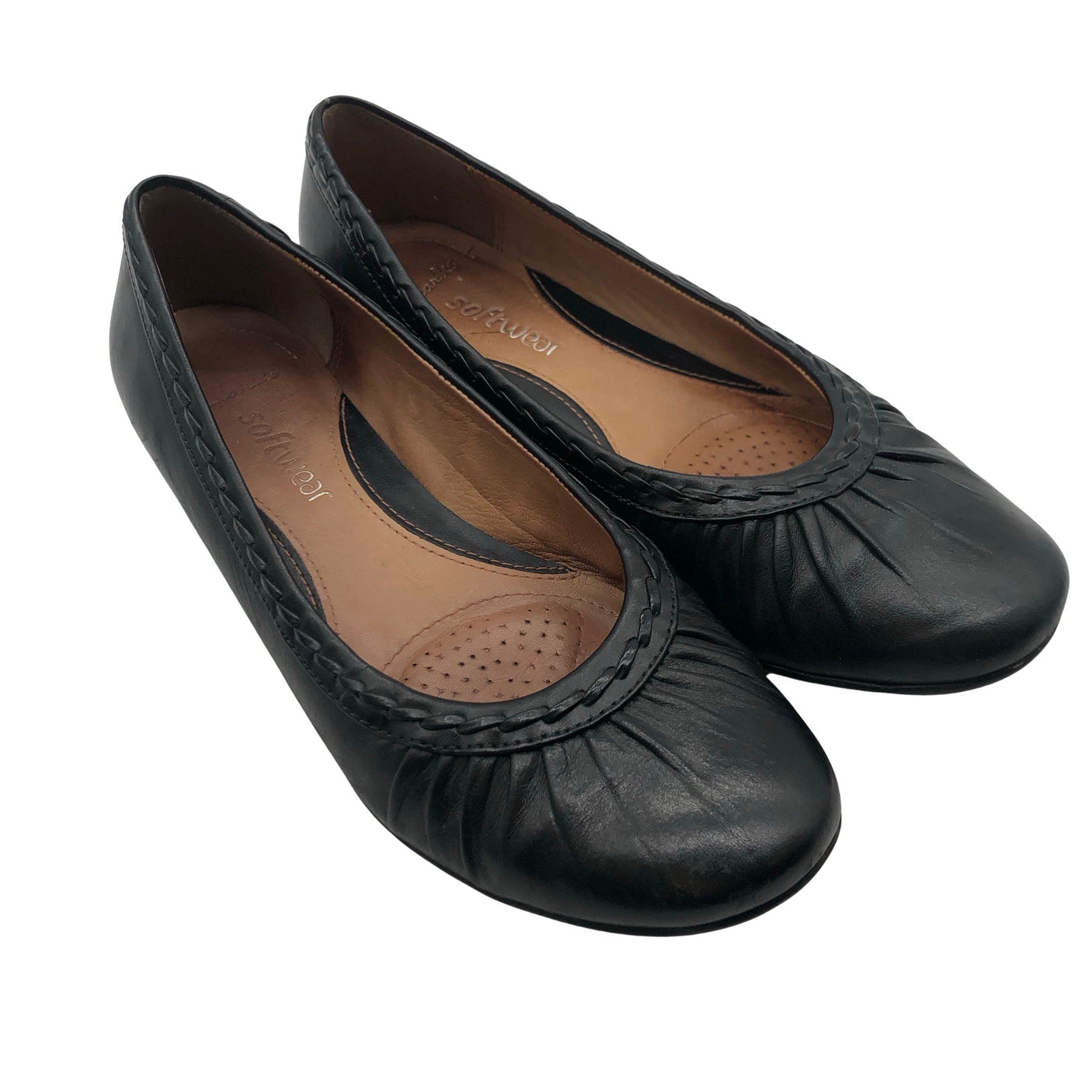Naisten Clarks - Ballerinat, koko 37 - Musta (2)