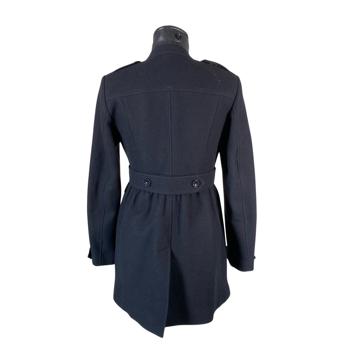 Naisten Burberry Brit - Villakangastakki, koko 38 - Musta (3)