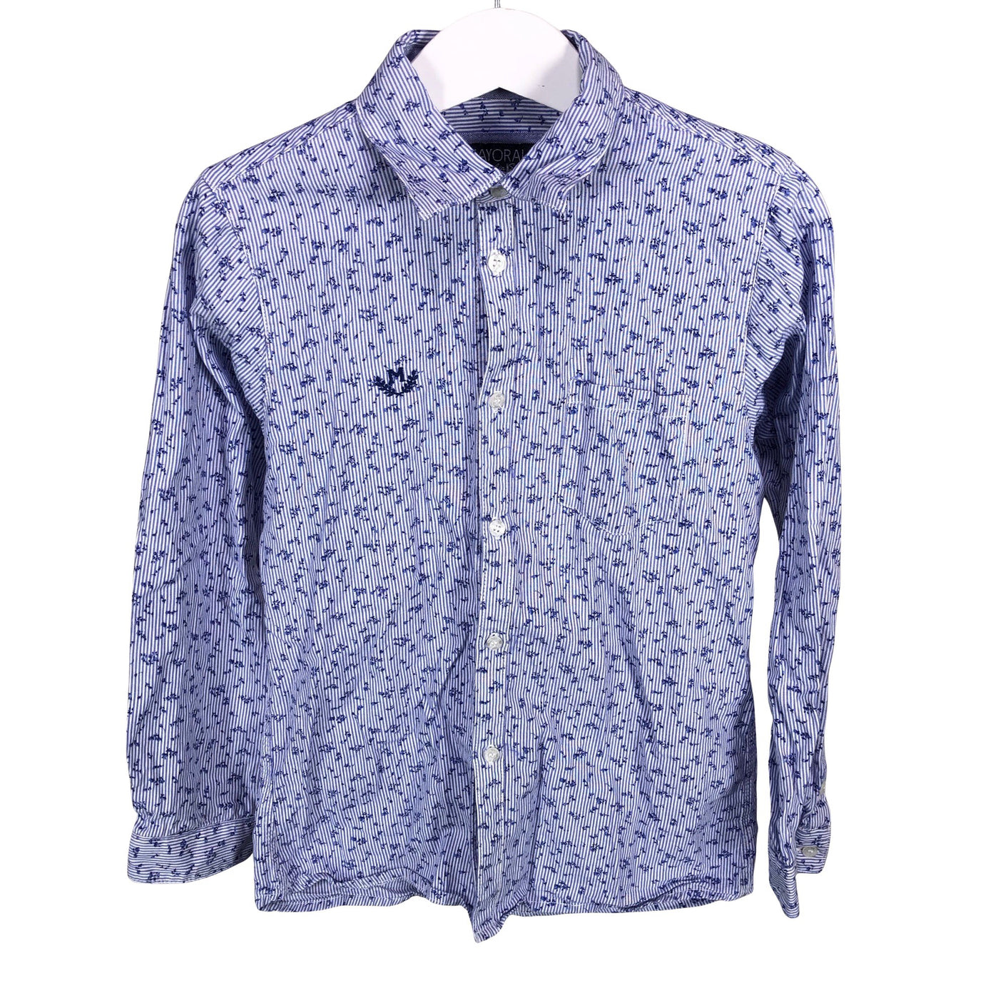 Poikien Mayoral - Kauluspaita, koko 116 - 122 - Sininen (1)