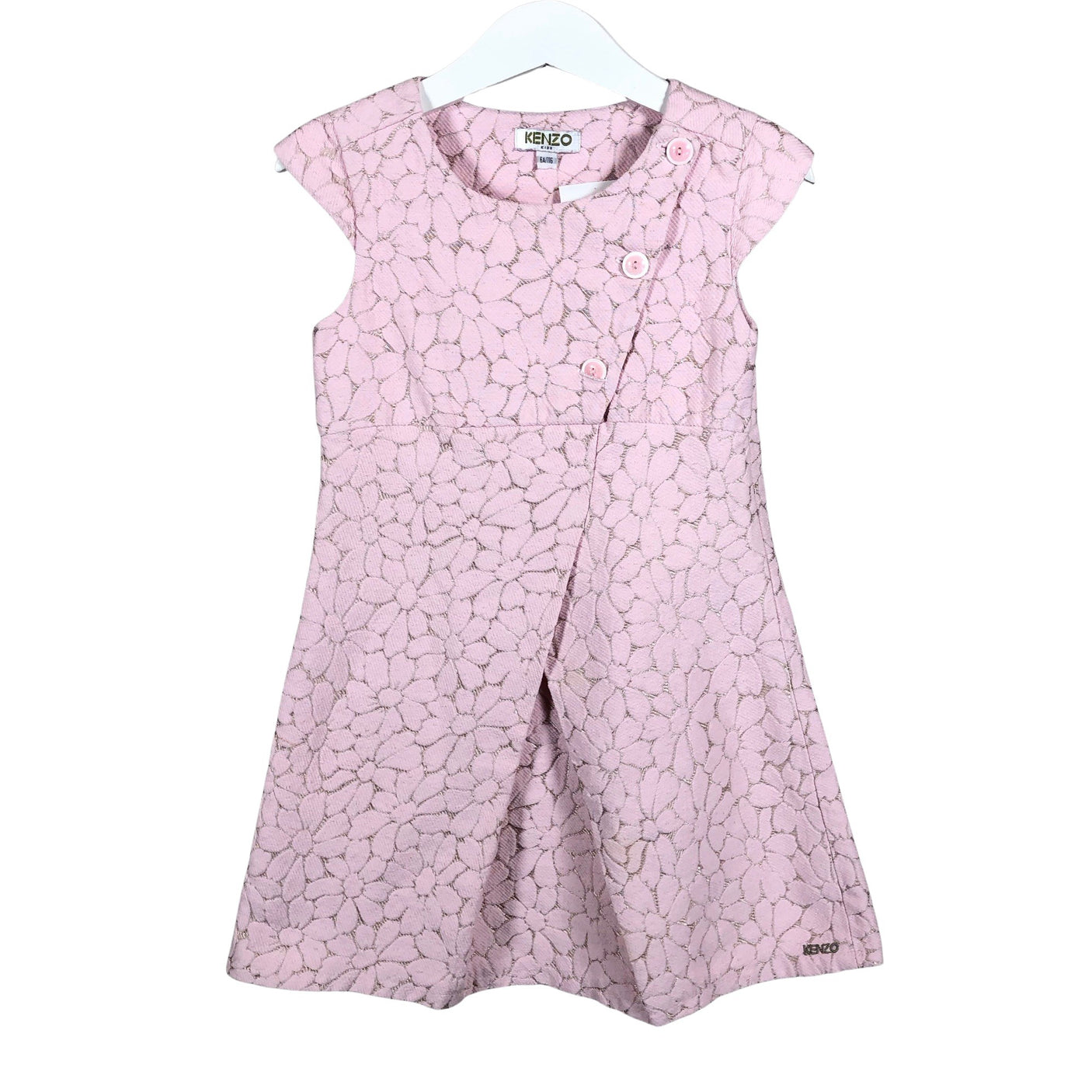 Tyttöjen Kenzo Kids - Juhlamekko, koko 104 - 110 - Vaaleanpunainen (1)