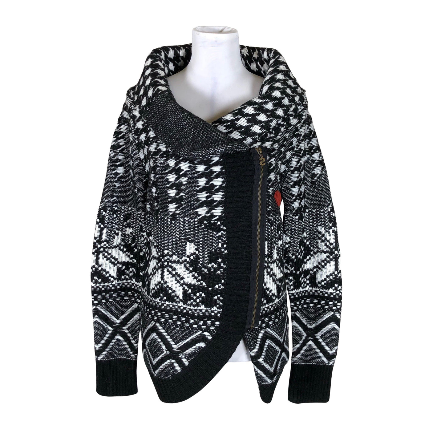 Naisten Desigual - Neuletakki, koko 40 - Musta (1)