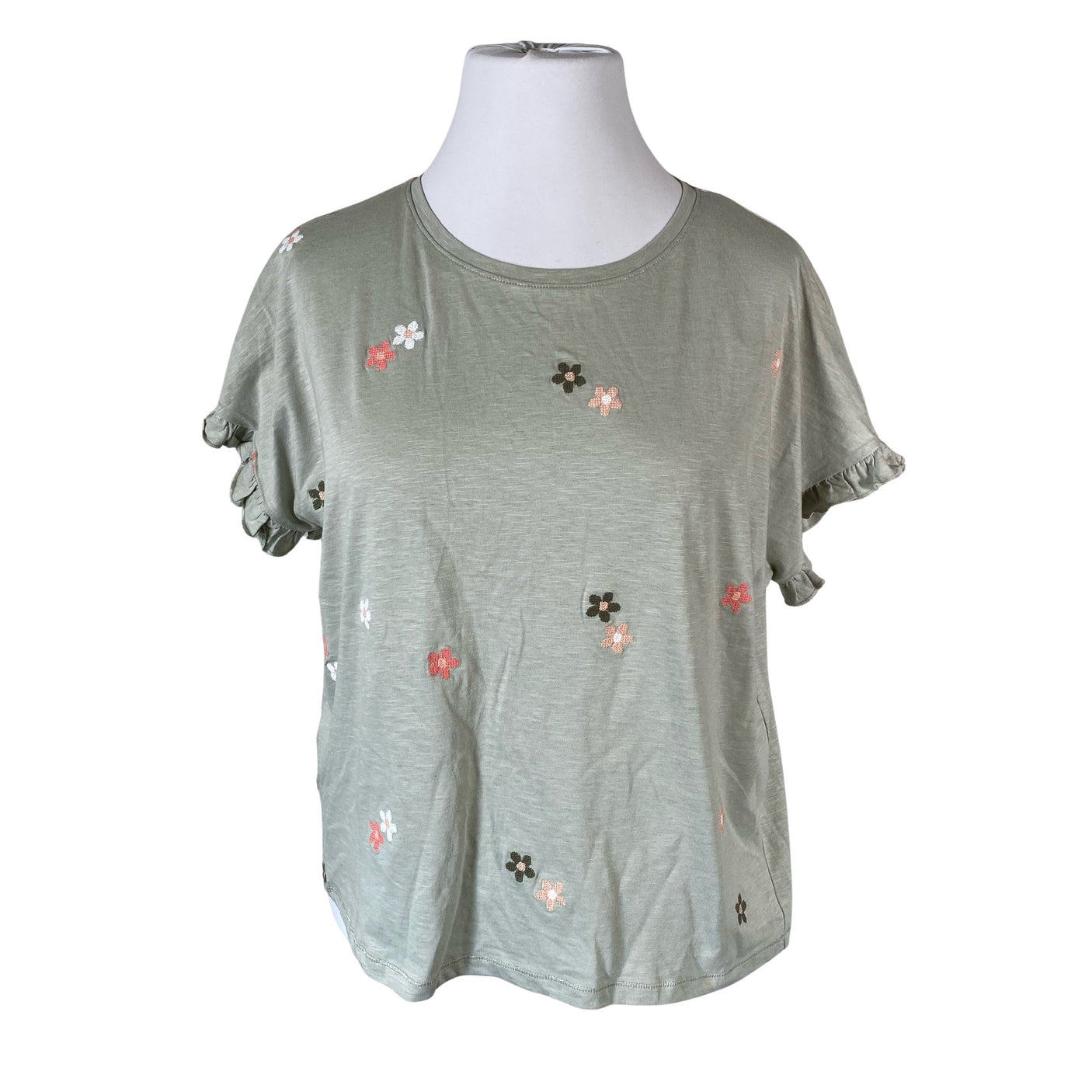 Naisten Southern Cotton - T-paita, koko 42 - Vihreä (1)
