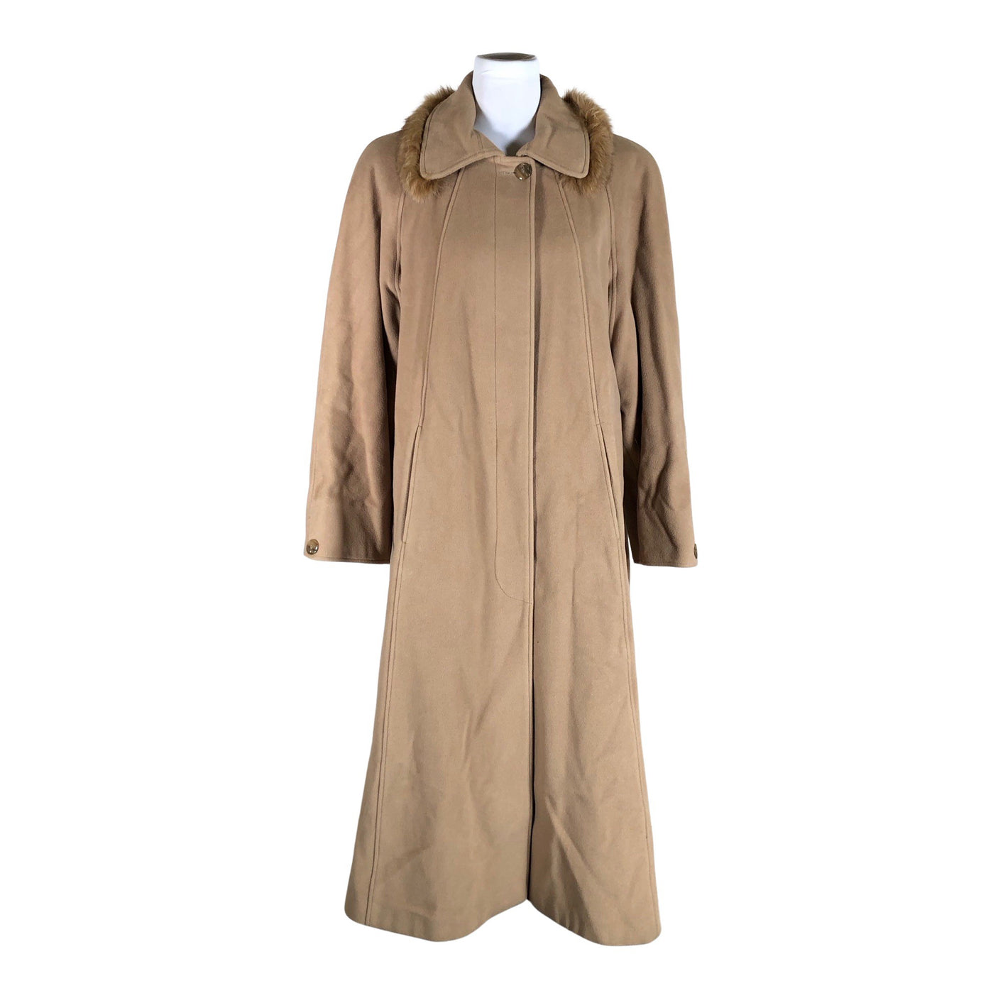 Naisten Lacoda - Villakangastakki, koko 38 - Beige (1)