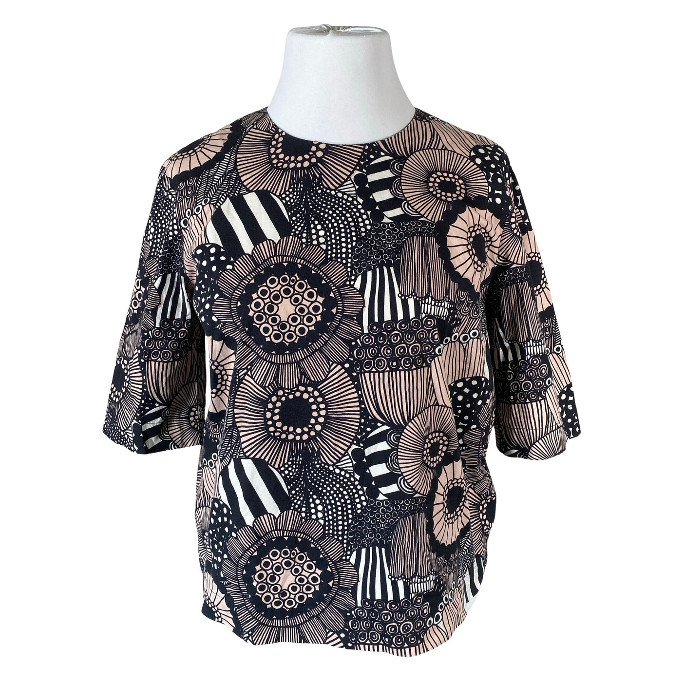 Naisten Marimekko - Lyhythihainen pusero, koko 42 - Vaaleanpunainen (1)