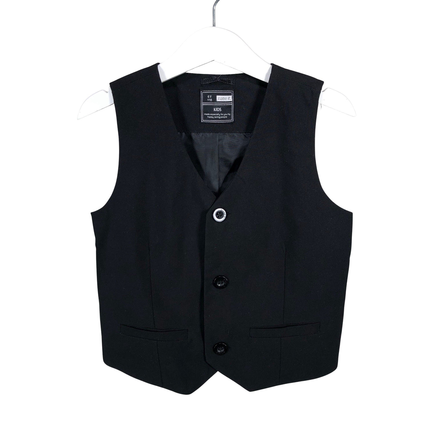 Poikien Next - Liivi, koko 110 - 116 - Musta (1)