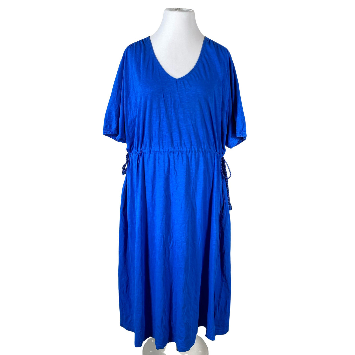 Naisten Ulla Popken - Trikoomekko, koko 58 - Sininen (1)