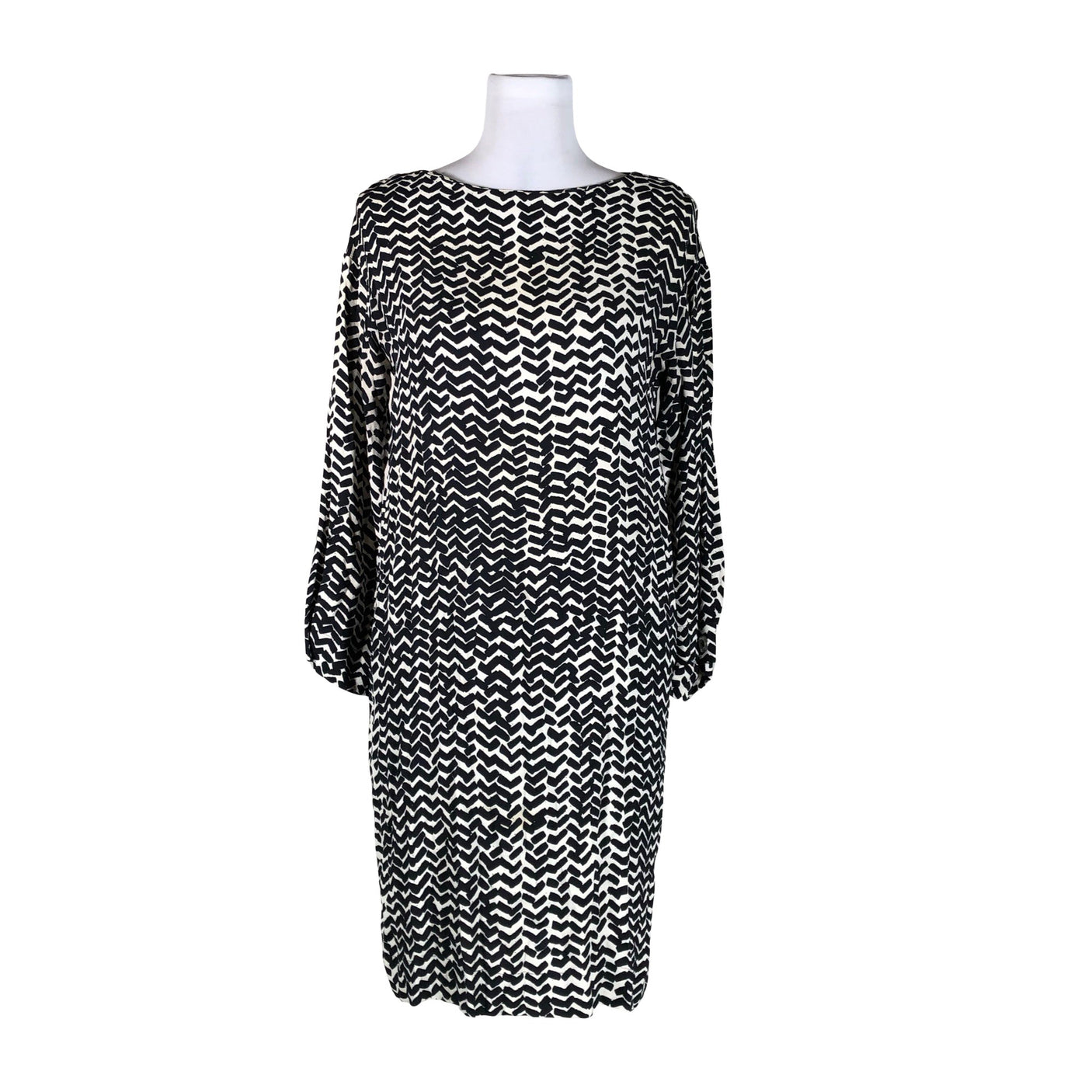 Naisten Marimekko - Sifonkimekko, koko 36 - Beige (1)