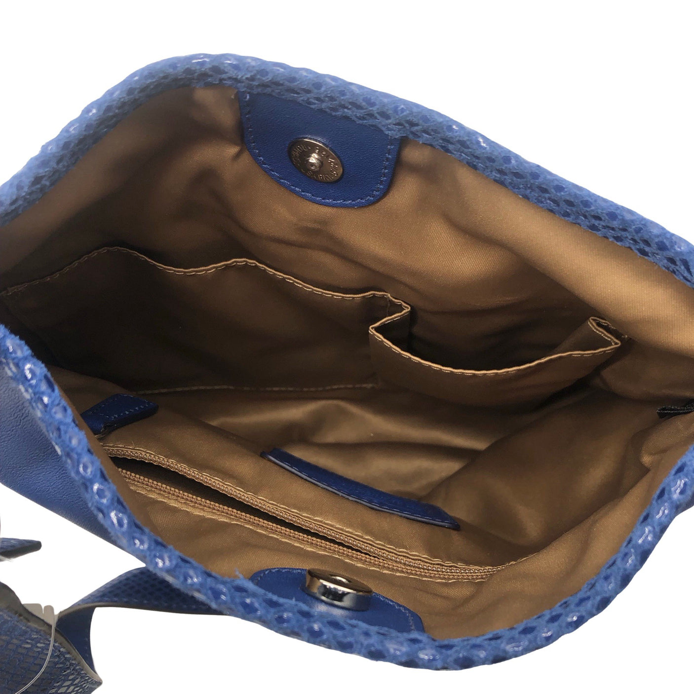 Naisten Coach - Olkalaukku, koko Midi - Sininen (3)