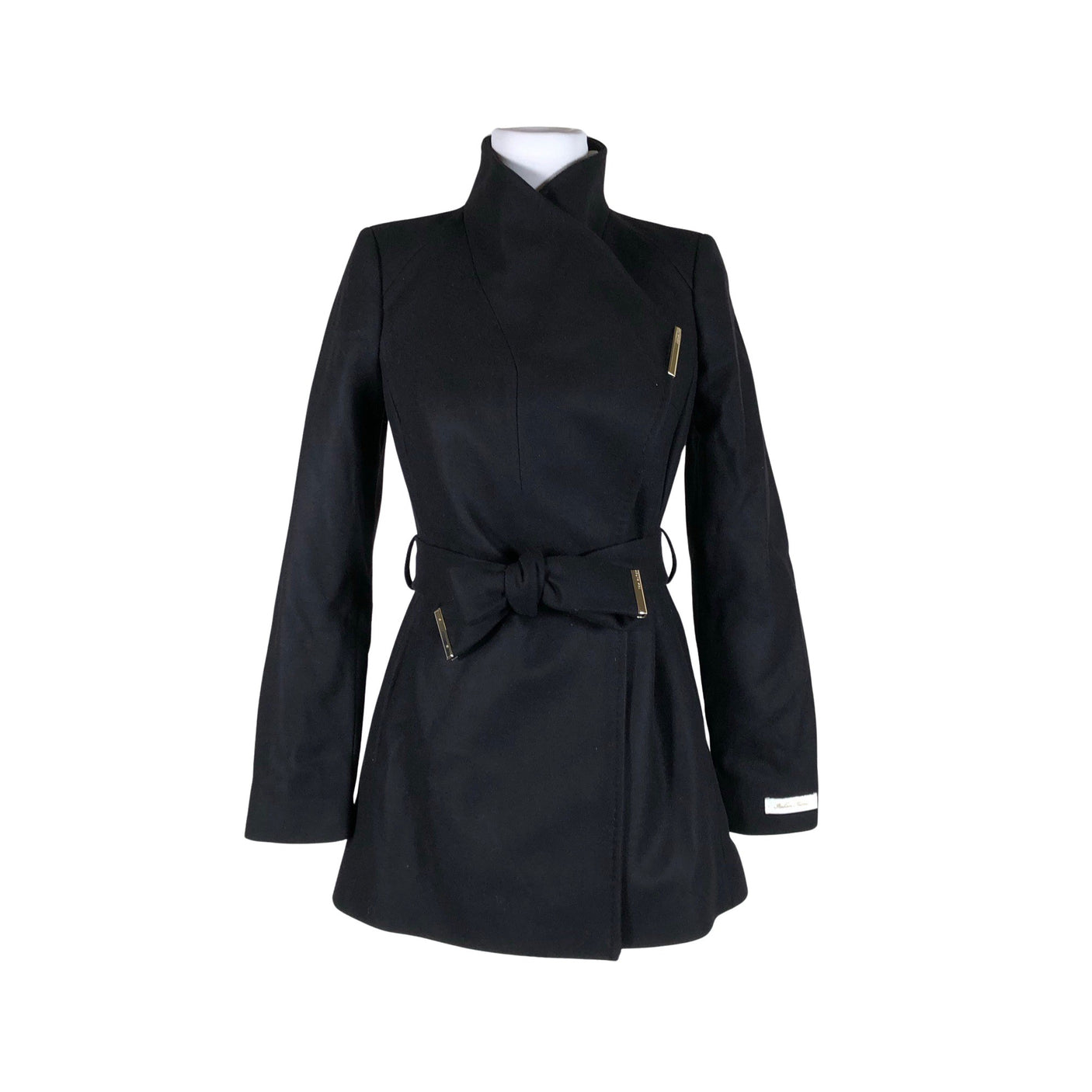 Naisten Ted Baker - Villakangastakki, koko 34 - Musta (1)