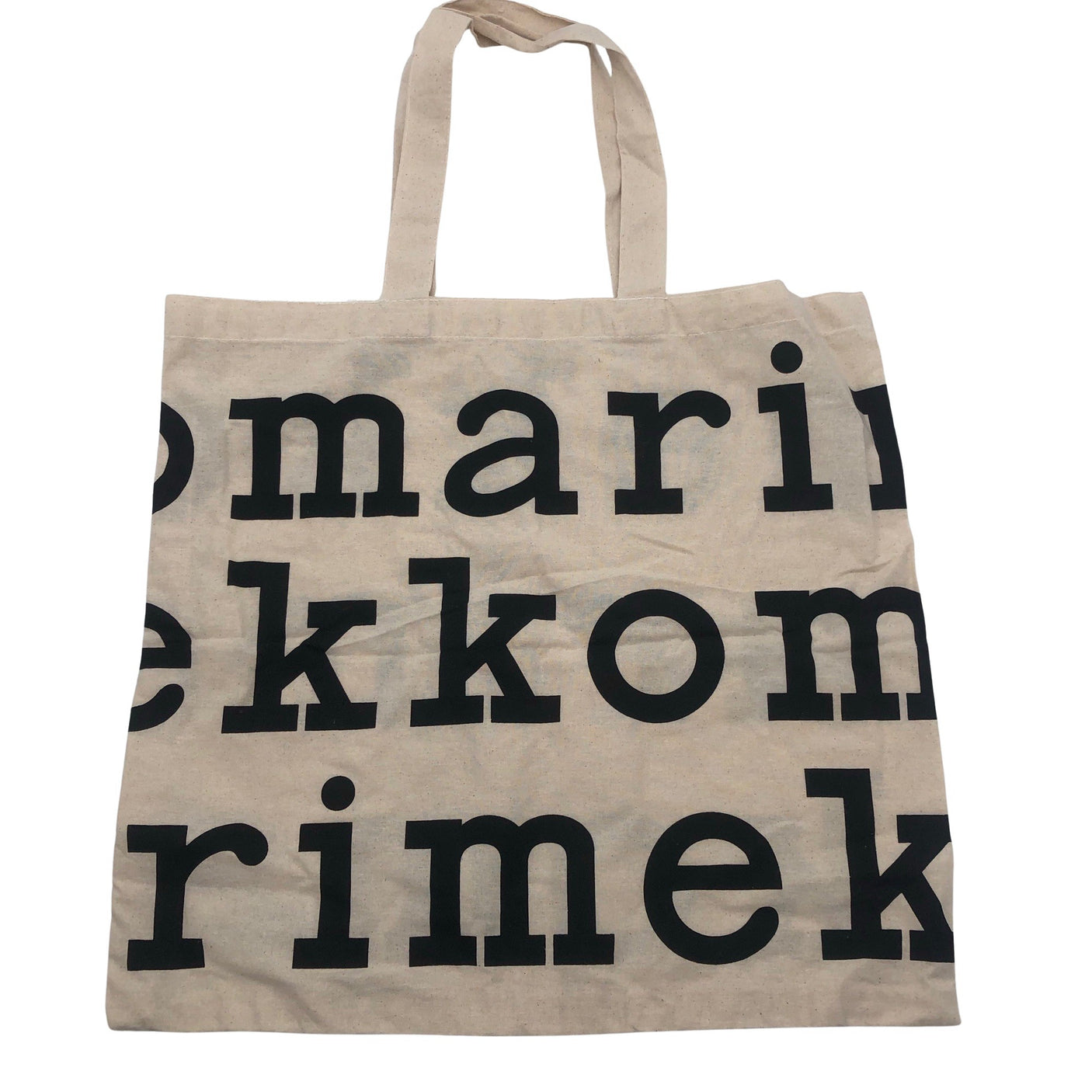 Unisex Marimekko - Ostoskassi, koko Maxi - Musta (1)