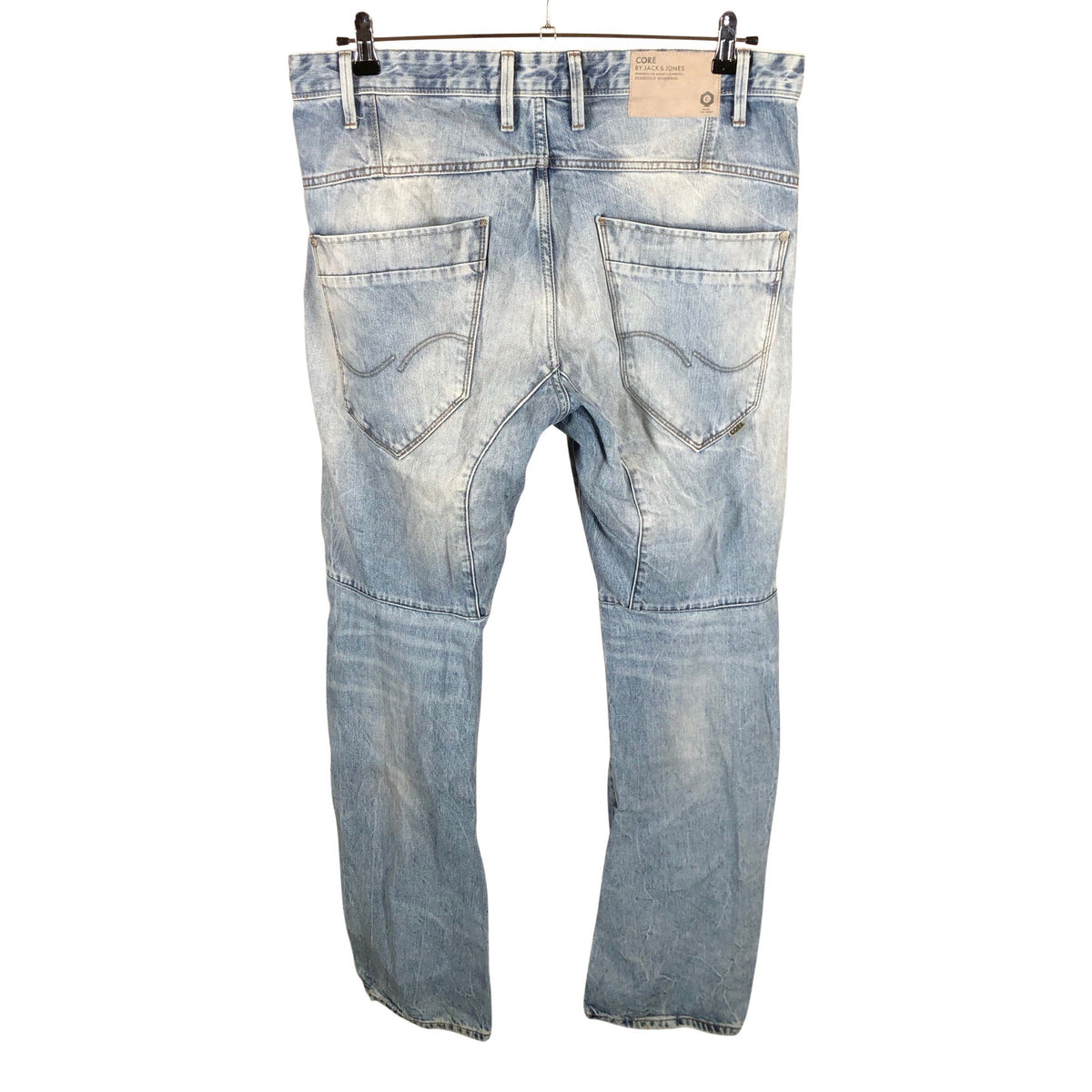 Miesten Jack & Jones - Farkut, koko W36 - Vaaleansininen (2)