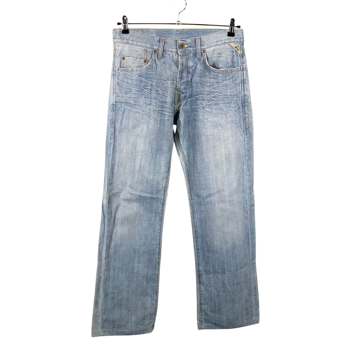 Miesten Jack & Jones - Farkut, koko W32 - Vaaleansininen (1)