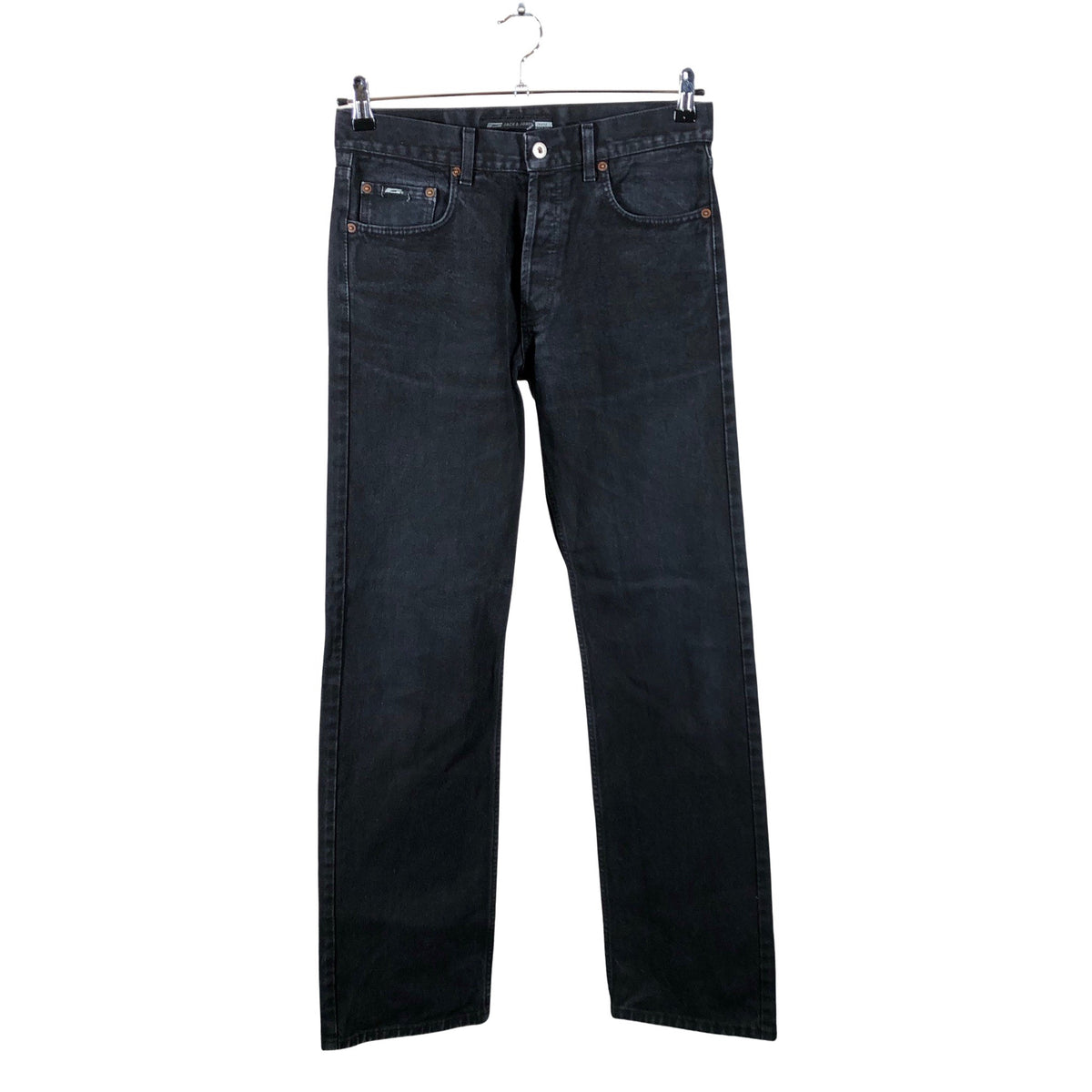 Miesten Jack & Jones - Farkut, koko W32 - Musta (1)