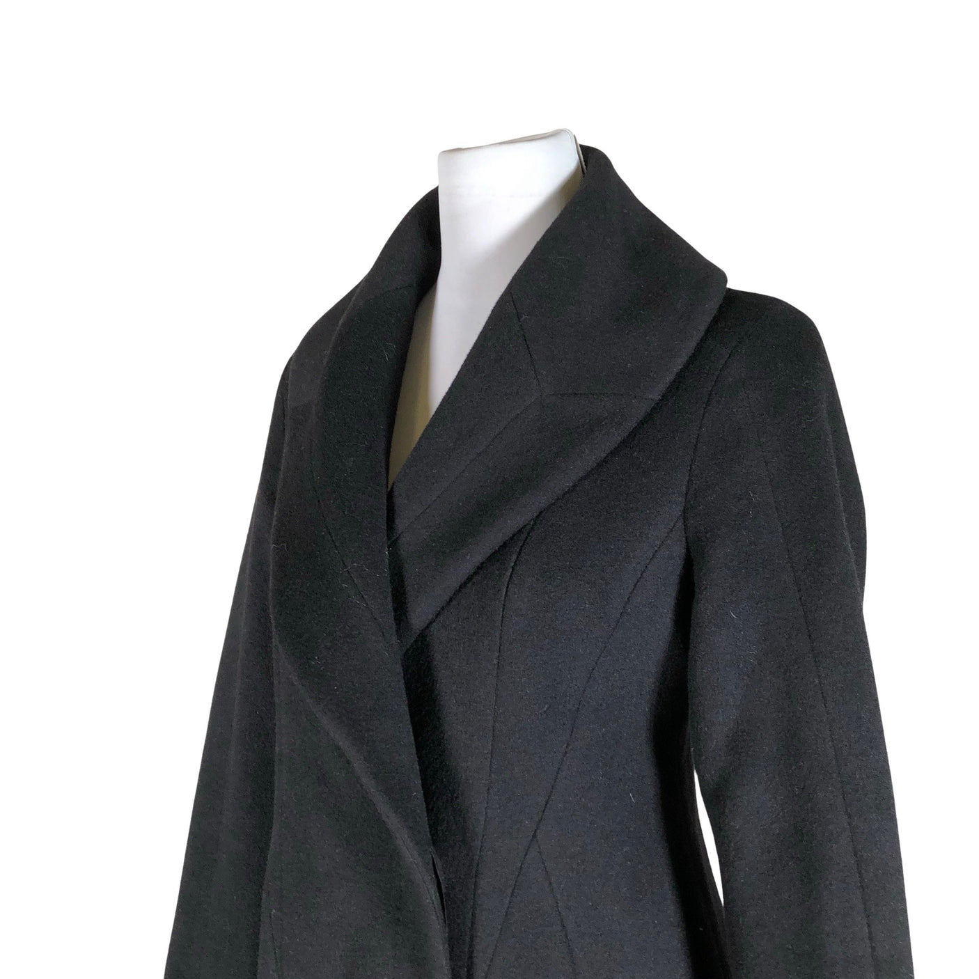 Naisten Hugo Boss - Villakangastakki, koko 36 - Musta (3)