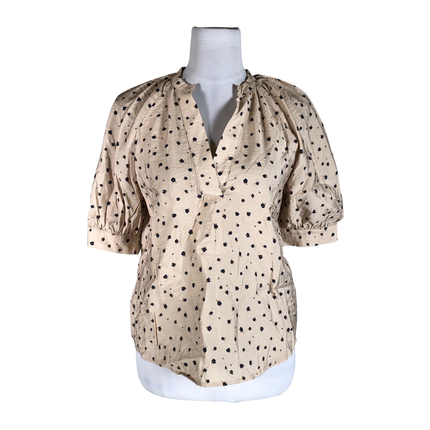 Naisten Holly & Whyte by Lindex - Lyhythihainen pusero, koko 38 - Beige (1)