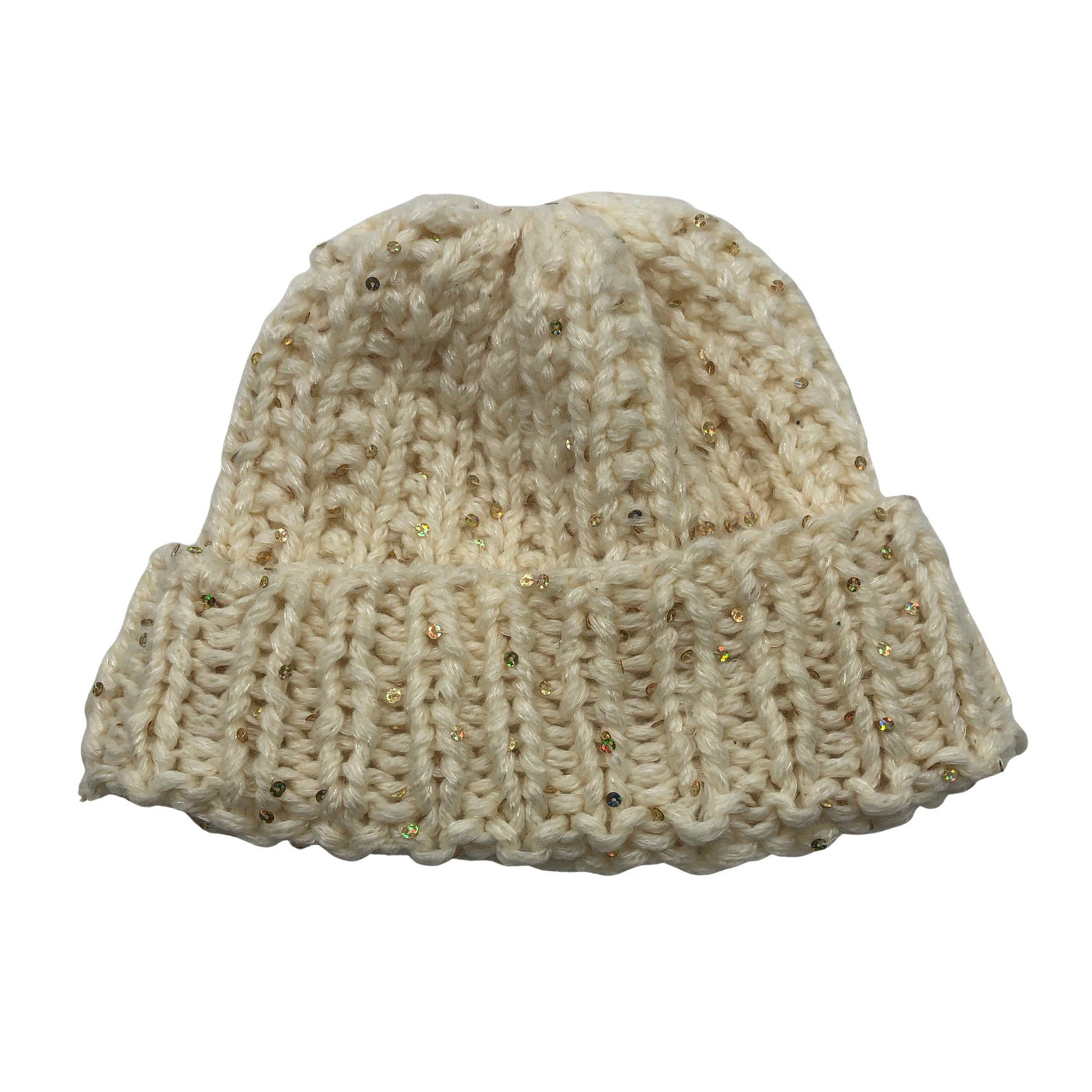 Naisten Handmade - Talvipipo, koko 56 - 58 cm - Luonnonvalkoinen (1)