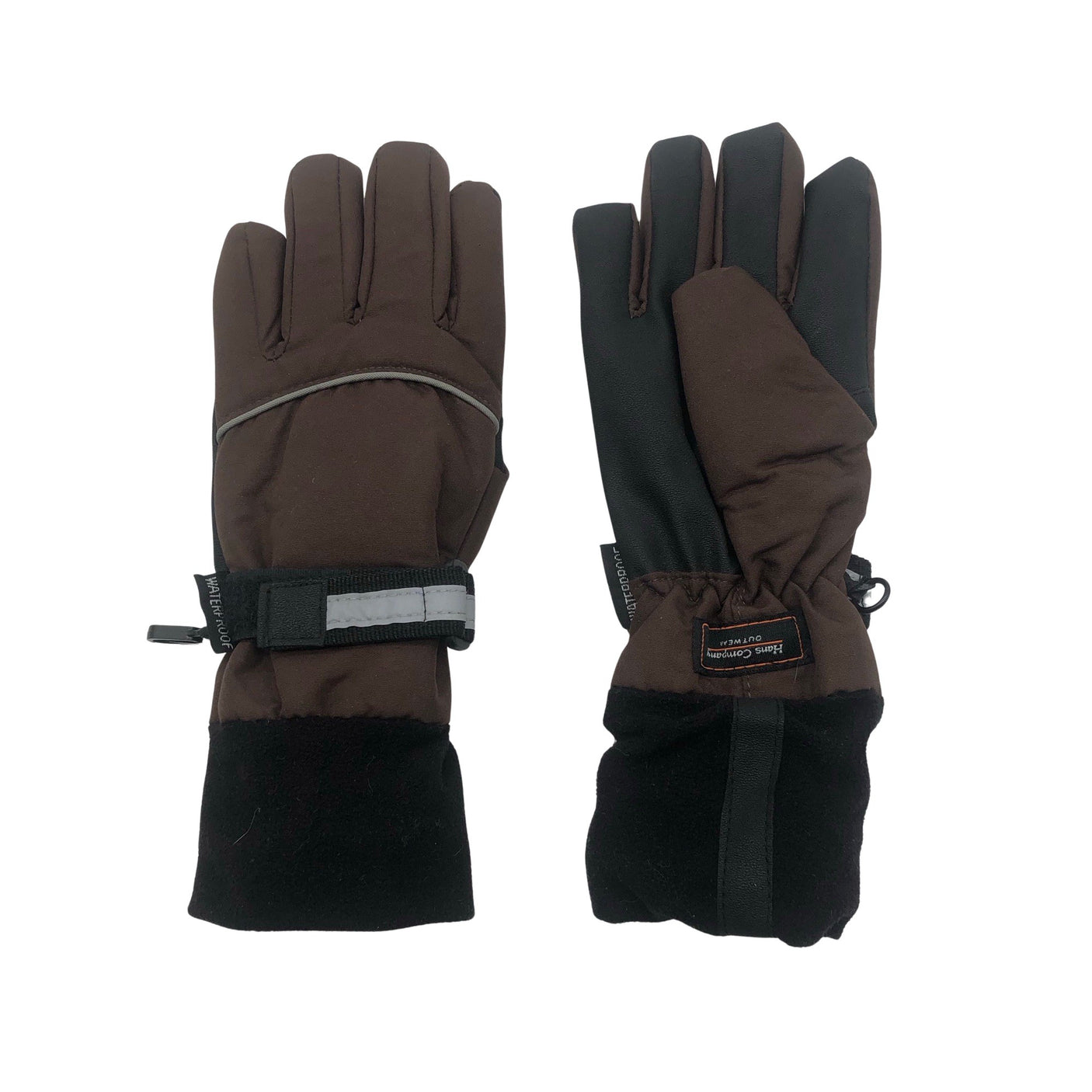 Unisex Hans Company - Välikausihanskat, koko 5 - 8 vuotta - Ruskea (1)