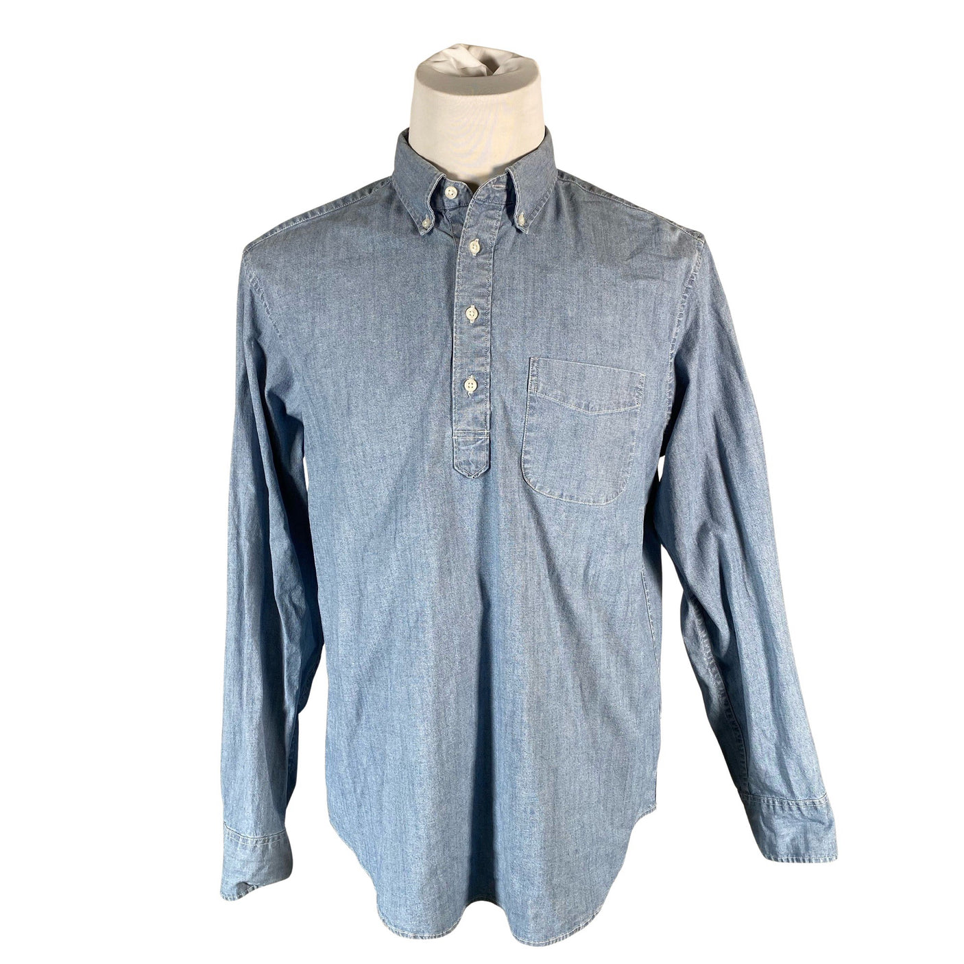 Miesten J.Crew - Kauluspaita, koko M - Vaaleansininen (1)