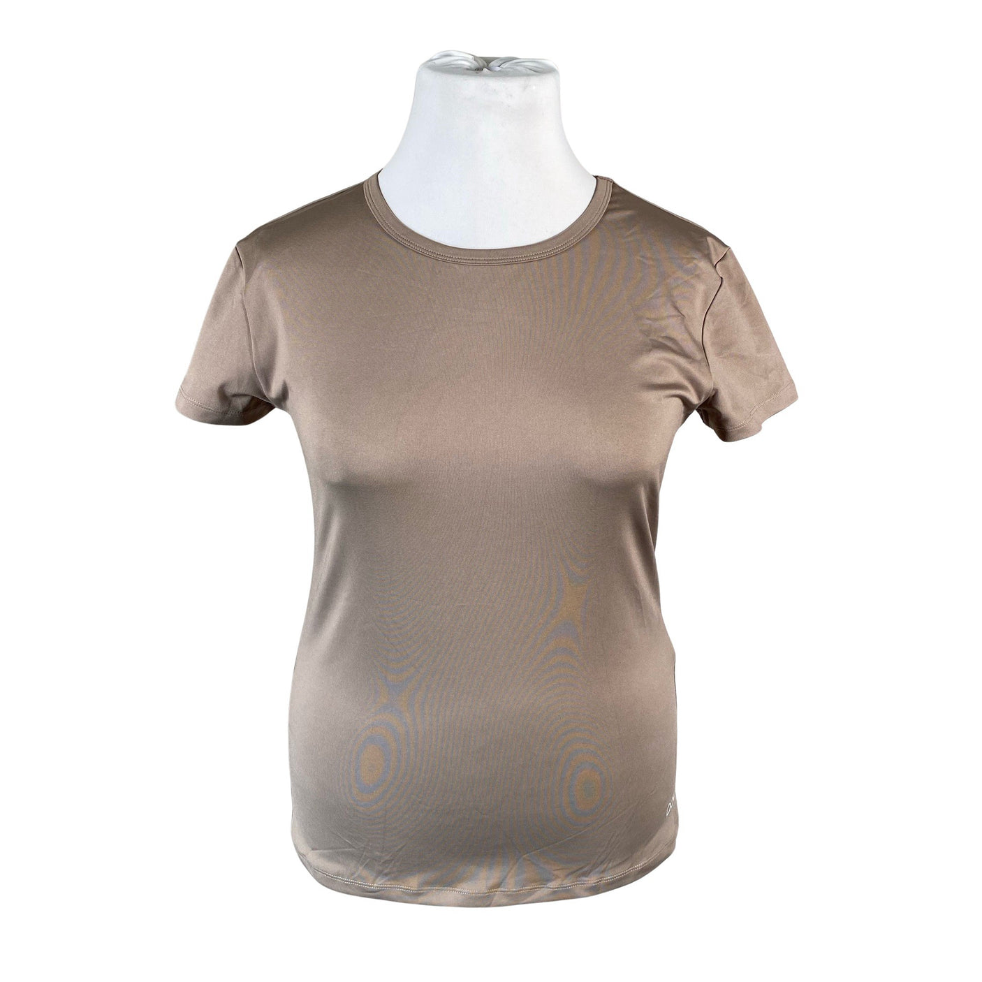 Naisten Drop of Mindfulness - Urheilupaita, lyhyet hihat, koko 42 - Beige (1)