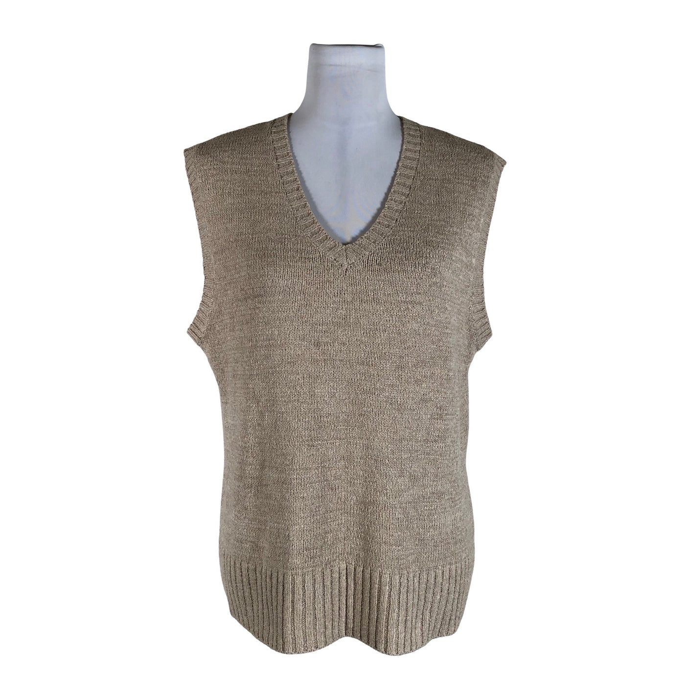 Naisten O.I.S - Neuleliivi, koko 40 - Beige (1)