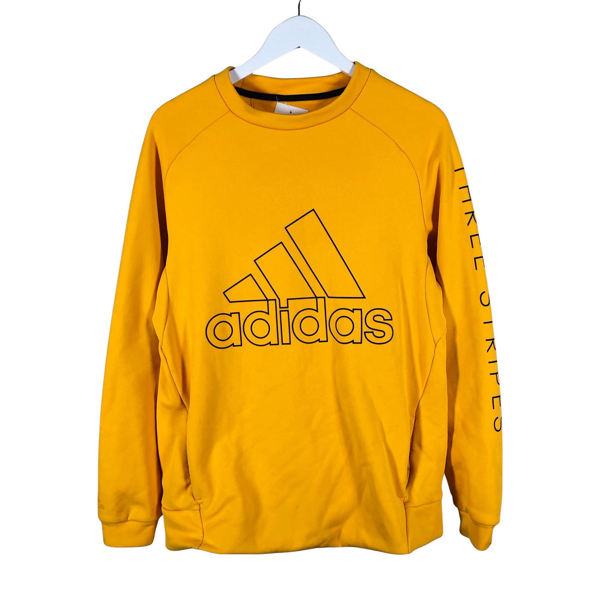 Unisex Adidas - Collegepaita, koko 170 - 176 - Keltainen (1)
